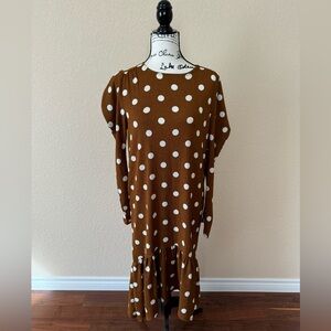 Zara Trafaluc Polka Dot Dress, Size Small